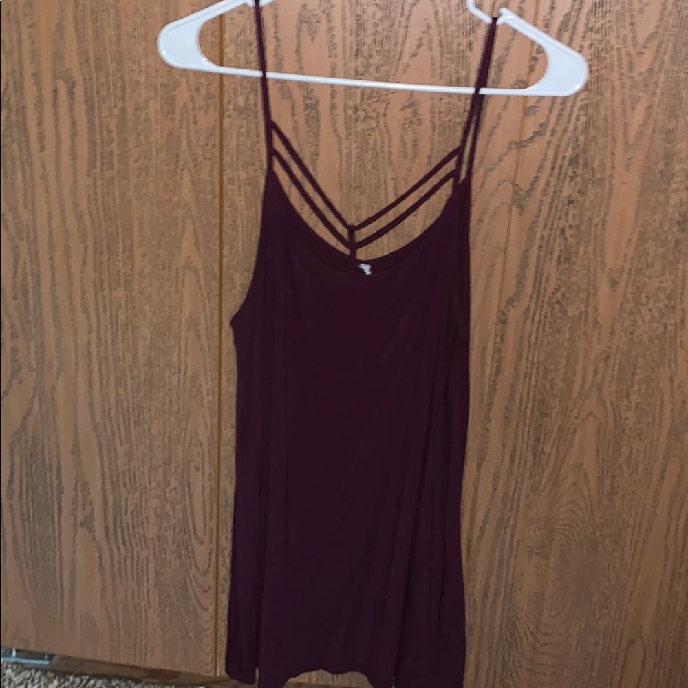 Dark purple tank